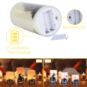 Flameless Halloween Candle Lamps – 3-Pack