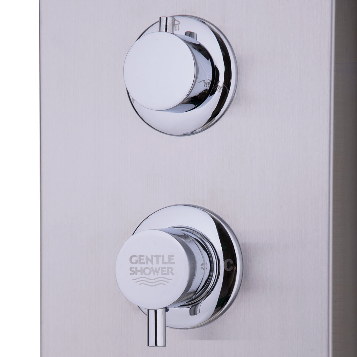 47 Inch Stainless Shower Panel with Massage Jets Hand Shower