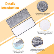 10-Pack Reusable Microfiber Mop Pads
