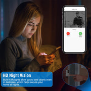 Smart Wireless Wi-Fi Video Doorbell Security Phone Door Bell Intercom Camera Door
