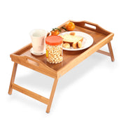 Bed Tray Table Breakfast Tray Bamboo