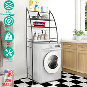 3 Tier 25.59x9.84x66.14in Bathroom Over the Toilet Storage Shelf