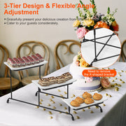 3-Tier Plastic Serving Tray