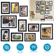 10Pcs Picture Frames Set Wall Desktop Display Photo Frame