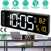 15.7in LED Digital Wall Clock with Remote Control