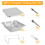 36Pcs Disposable Chafing Dish