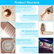 1200W Foldable Handheld Clothes Iron Steamer