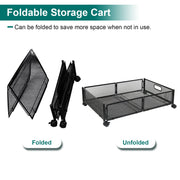 2 Pack Under Bed Storage Container Foldable