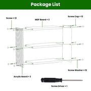 3-Tier Acrylic Countertop Organizer