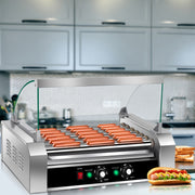 18 Hot Dog 7-Roller Commercial Cooker