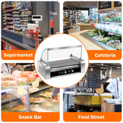 18 Hot Dog 7-Roller Commercial Cooker