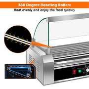 18 Hot Dog 7-Roller Commercial Cooker