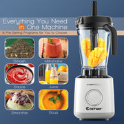 1500W Countertop Blender with 10 Speeds & 6 Preset Programs