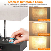 Fully Dimmable Bedside Table Lamp
