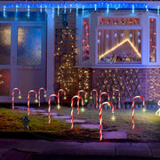 Solar Christmas Candy Cane Lights