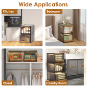 16.5L Stackable Storage Bin Plastic Drawer