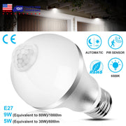 Smart Motion Light Bulb – E27 9W/5W