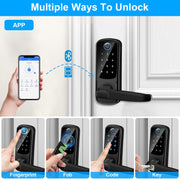 Smart Door Lock with Handle Fingerprints