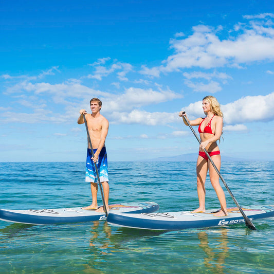 Inflatable Stand Up Paddle Board Surfboard with Aluminum Paddle Pump-10.5 ft
