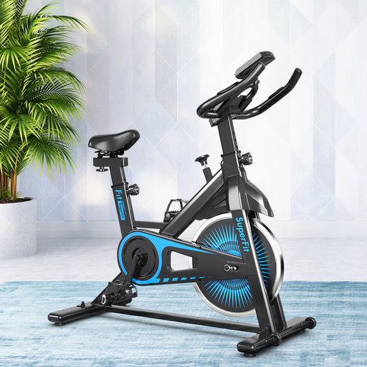 Indoor Silent Belt Drive Adjustable Resistance Cycling Stationary Bike