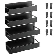 4-Pack Magnetic Spice Rack Shelves