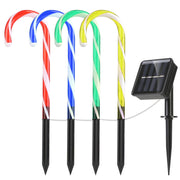 Solar Christmas Candy Cane Light