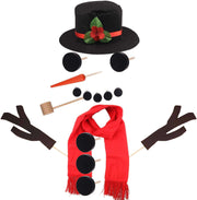Snowman Accessory Set 16Pcs for Kids