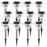12Packs Solar Garden Lights Outdoor