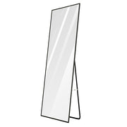 Full Length Mirror 63x18.9in Aluminum Alloy Wall Mirror Free Standing Floor Mirror