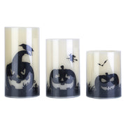 Flameless Halloween Candle Lamps – 3-Pack