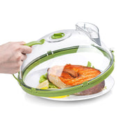 2Pcs Transparent Microwave Covers for Food Splatter Cover