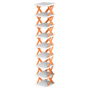 9Tier Narrow Entryway Shoe Rack