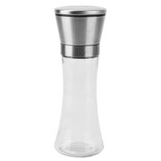 Stainless Steel Salt Pepper Grinder Tall Glass Sea Salt & Pepper Mill Shaker