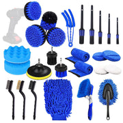 Complete Car Cleaning Brush Kit