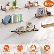 6 Sets Floating Shelves