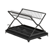 2 Tier Dish Drying Rack with Cup Holder