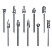 10Pcs Double Cut Carbide Rotary Die Grinder Bit Set