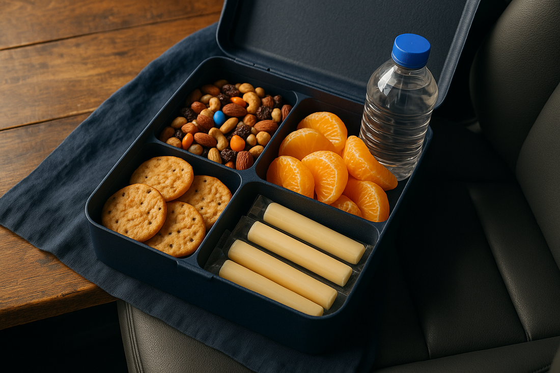 Snack boxes for road trips that aren't candy and chips