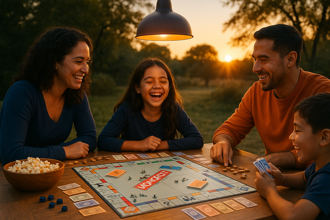Friday night family game tradition we kept up for three years