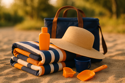 Beach vacation pack, family of four