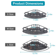 Rust-Resistant Corner Shower Caddy