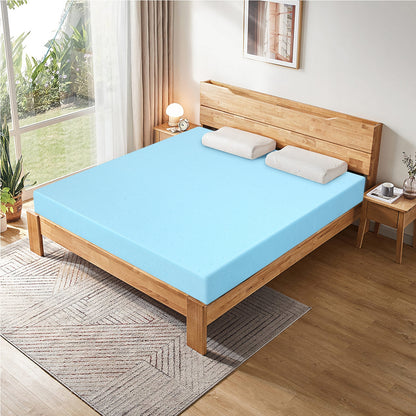 3 Inch Gel-Infused Cooling Bed Topper for All-Night Comfy-75 x 54 inch