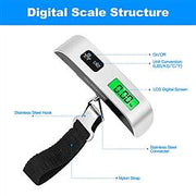 50kg 110lbs Portable Luggage Scale Handheld Hanging Suitcase Digital Scale