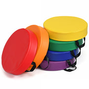 6 Pieces 15 Inch Round Toddler Floor Cushions for Kids-Multicolor