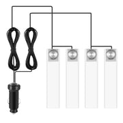 Blue LED Car Interior Light Set 4Pcs