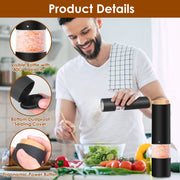 2Pcs Electric Salt and Pepper Grinder