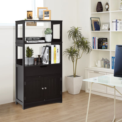 Bathroom Storage Cabinet with Drawer and Shelf Floor Cabinet