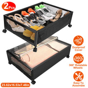 2Pcs Under Bed Storage