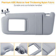 Auto Sun Visor Left Driver Side Car Sun Visor Fits 2007-2011 Toyota Camry