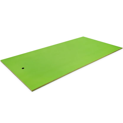 12 x 6 Feet 3 Layer Floating Water Pad-Orange - Green